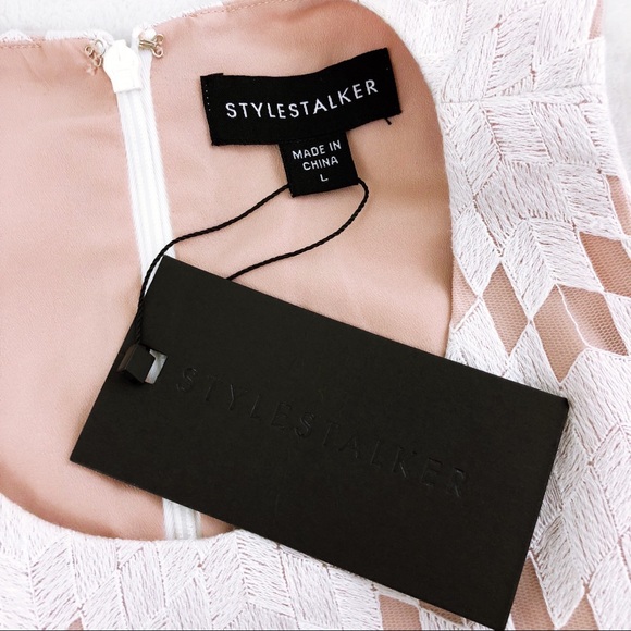 STYLESTALKER Miranda A-line dress in Blanc NWT L - Picture 7 of 8